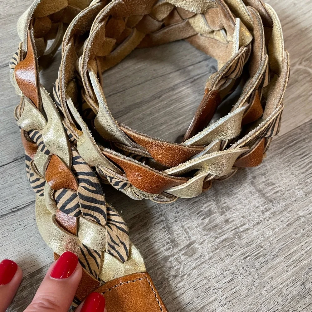 Italian leather belt - 100 % genuine - Picture 2 of 5